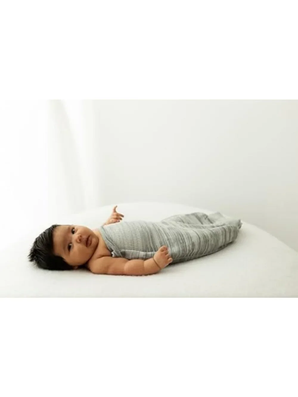 Cozy Grey Swaddle Sleep Sack for Infants | Soft, Breathable, Adjustable Design